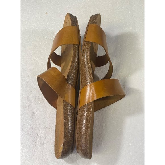 Yokono womens size 9 leather sandal-tan made in spain - Picture 12 of 16